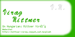 virag mittner business card